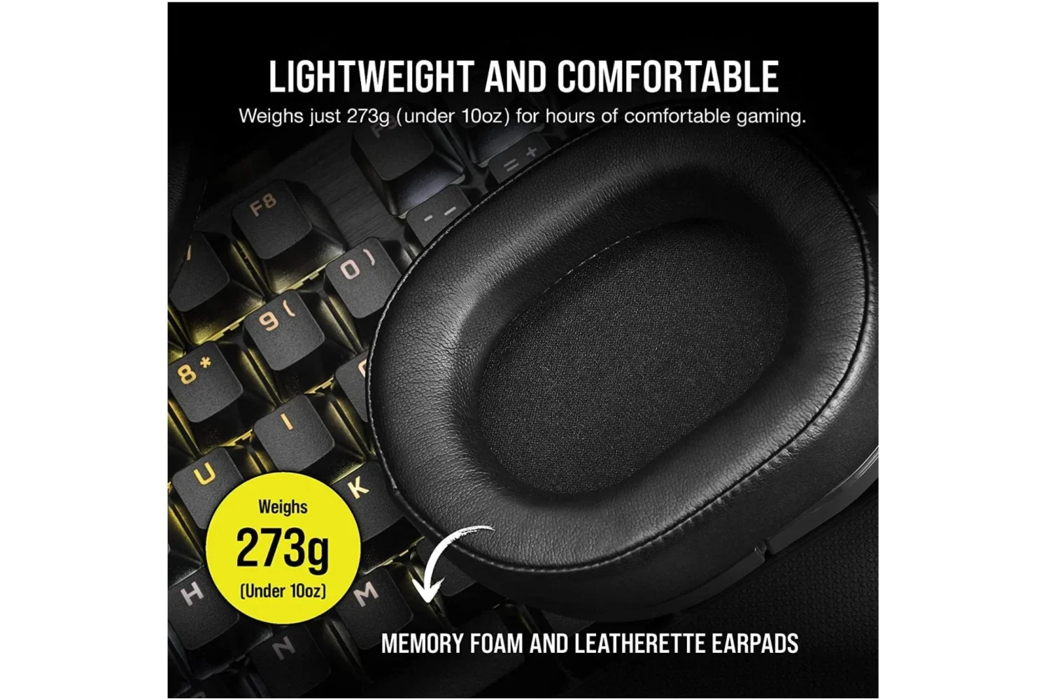 Corsair HS55 Stereo Gaming Headset - Carbon - Image 4