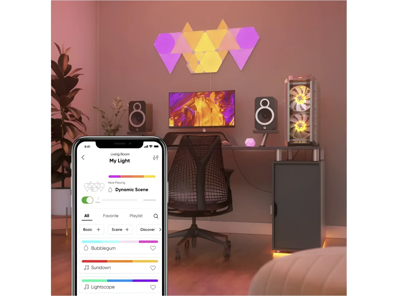 Nanoleaf Shapes - Triangles Starter Kit (4 Panels) - Image 5