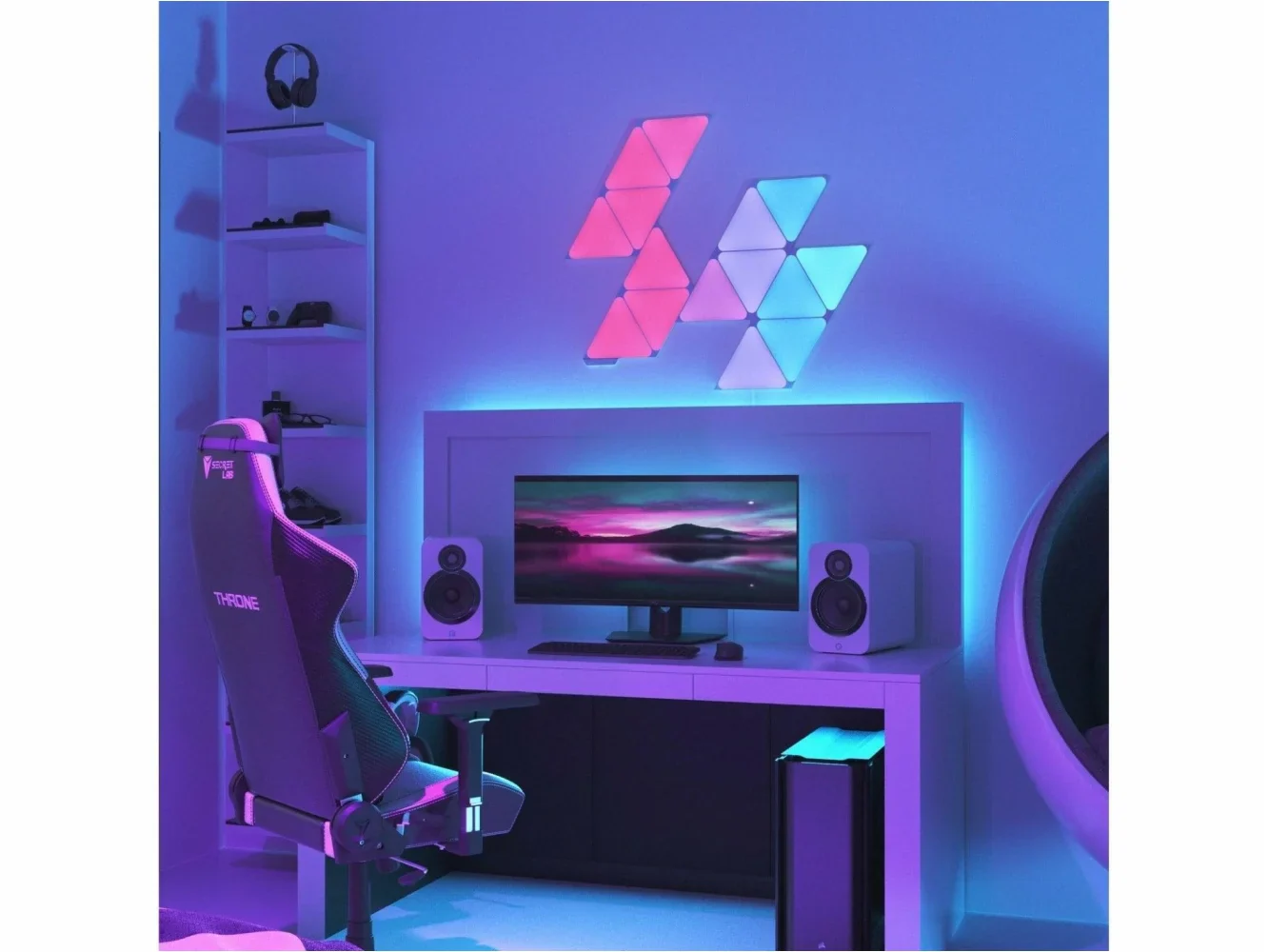 Nanoleaf Shapes - Triangles Starter Kit (9 Panels) - Image 4