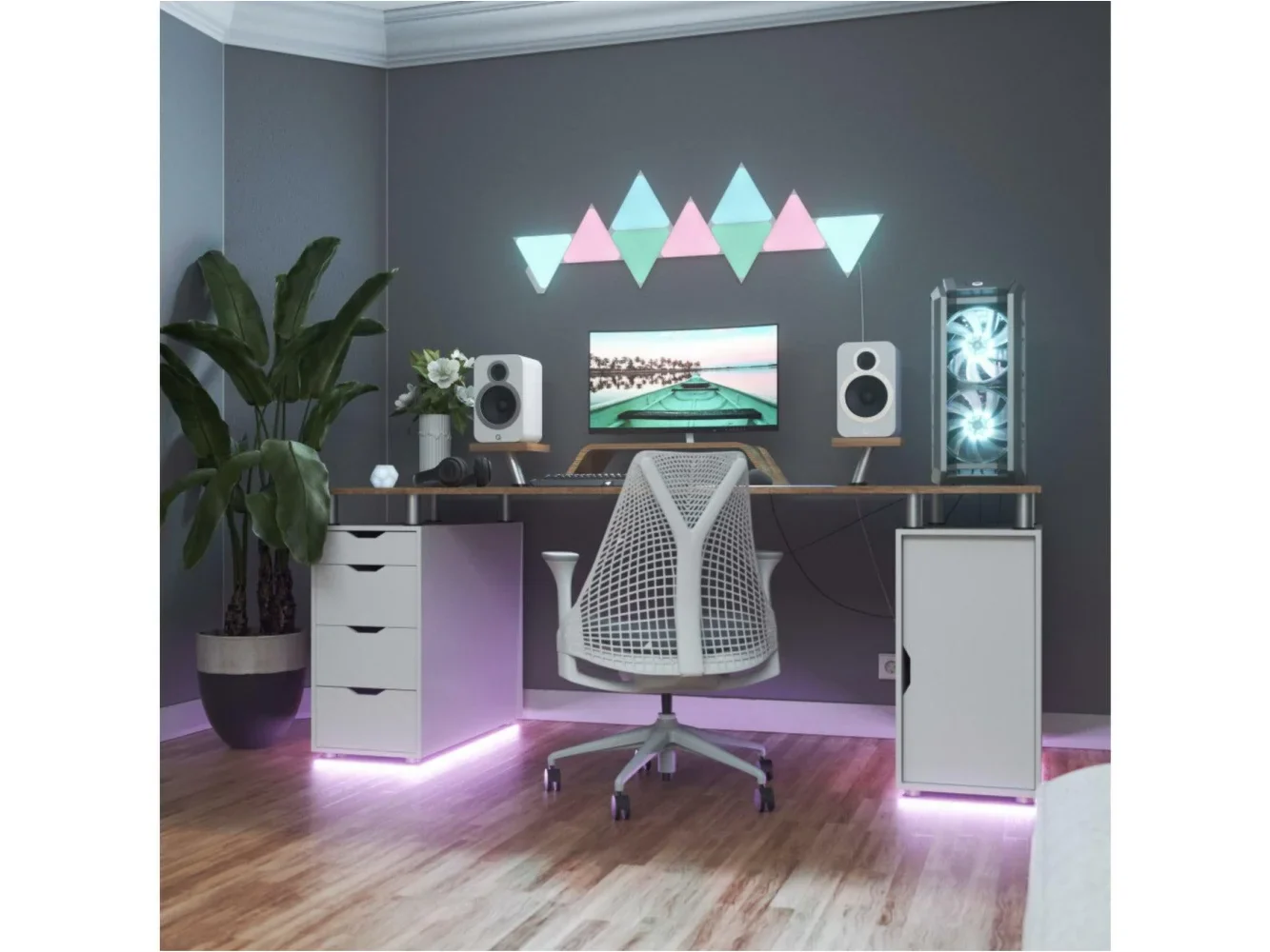 Nanoleaf Shapes - Triangles Starter Kit (9 Panels) - Image 7